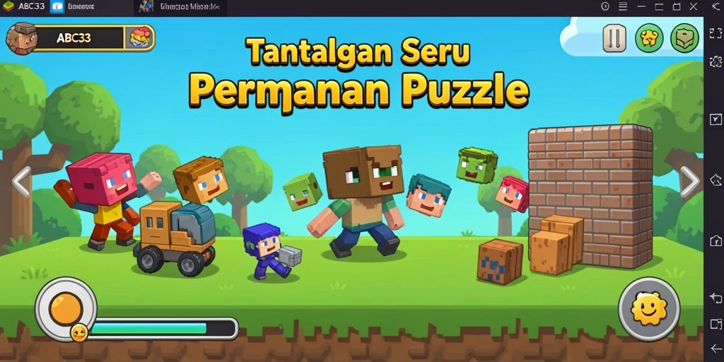 Tangkapan layar dari gameplay seru ABC33 menghadirkan tantangan puzzle yang menarik.