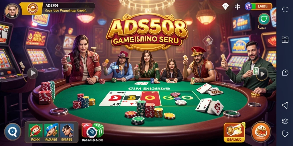 Gameplay seru dan menarik di <strong>ADS508</strong> menunjukkan keseruan kasino.