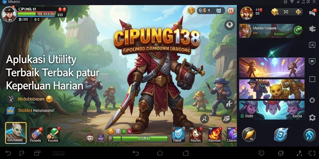 Tampilan antarmuka CIPUNG138 yang sederhana dan mudah digunakan.
