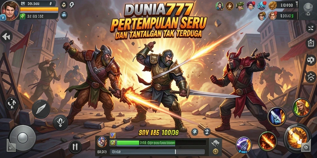 Tampilan gameplay seru dalam DUNIA777 dengan aksion yang mendebarkan.