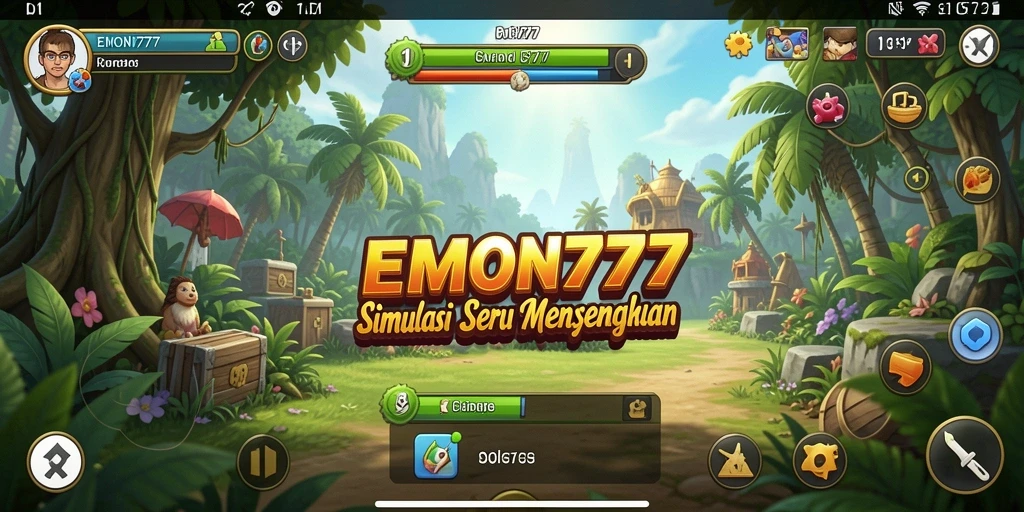 Tampilan grafis luar biasa dari gameplay EMON777.