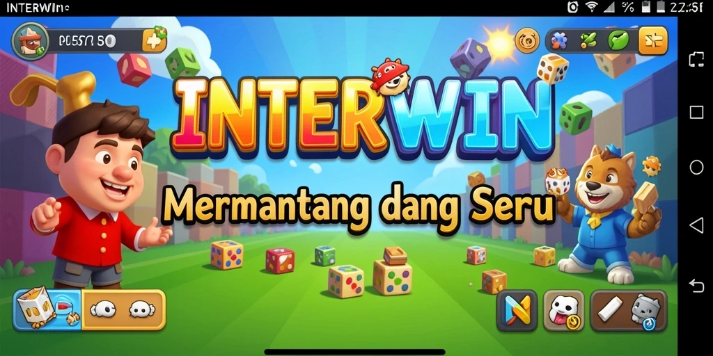 Screenshot gameplay INTERWIN menunjukkan tantangan puzzle yang menarik.