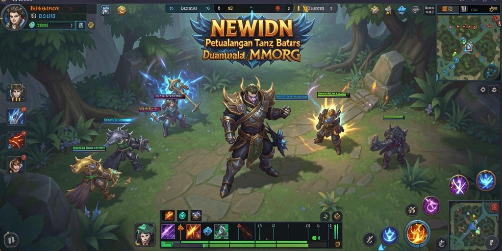 Tampilan gameplay seru di dunia fantasi NEWIDN.