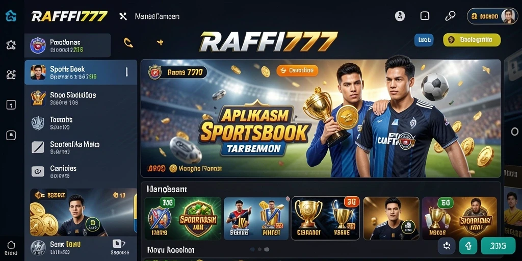 Tampilan gameplay taruhan olahraga yang menarik dari RAFFI777.
